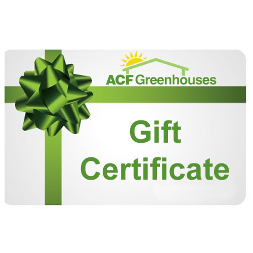 ACF Greenhouses Gift Certificate 