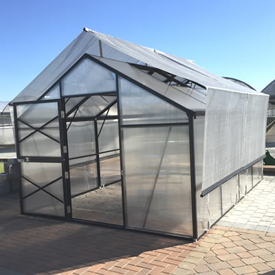 6' 6" Grow More Raised Shade Kit for GM10, GM13, & GM16 grow, more, greenhouse, kits, hobby, sale, small, polycarbonate, diy, backyard, winter, garden, aluminum