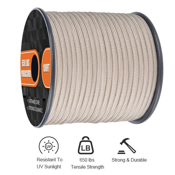 5/32" Nylon Shade Tie Down Rope roll), nylon, rope, down, covers, greenhouse, (200, supplies, 1/8, tie, coveringscooling, shade