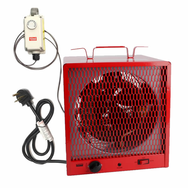 240v Electric Heater with 24v Controls greenhouse, heater, electric, portable, space, 220, 240, plug, in, hobby, garage, shop