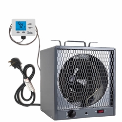 240v Electric Heater with 24v Controls greenhouse, heater, electric, portable, space, 220, 240, plug, in, hobby, garage, shop