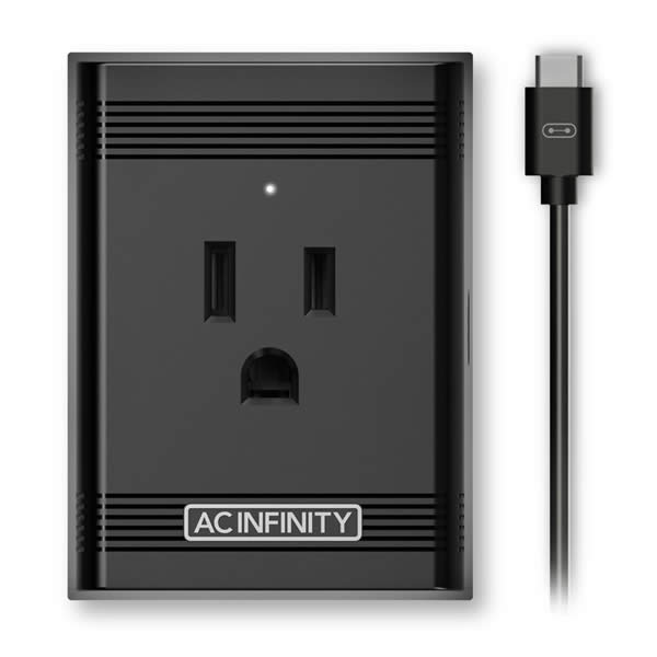 AC Infinity Control Outlet / Plug ac, infinity, AC-ADA3, outlet, controller, greenhouse, plug, plug-in, control, , pro, 69, smart, app, phone, 