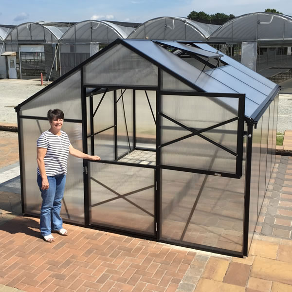 GM10 - Grow More 10 x 13 Greenhouse Kit grow, more, greenhouse, kits, hobby, sale, small, polycarbonate, diy, backyard, winter, garden, price, low