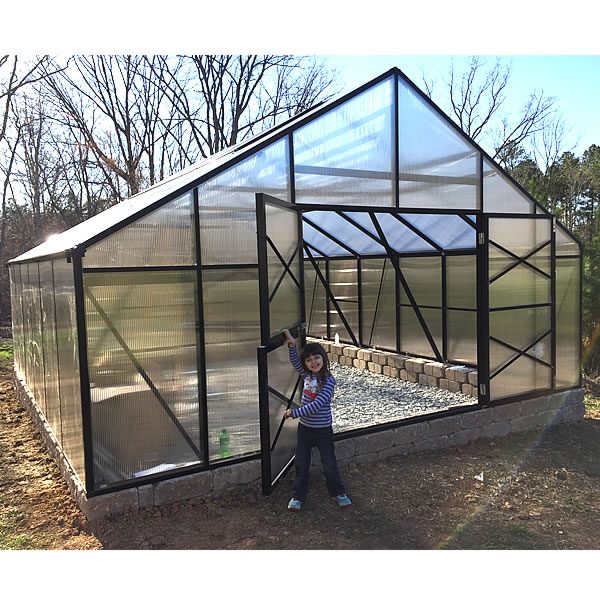 GM16 - Grow More 16' x 13' Greenhouse Kit greenhouse, kit, commercial, near, me, backyard, hobby, grow, more, green, house, pro, professional