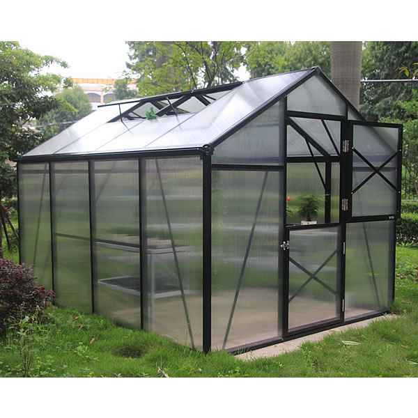 GM8 - Grow More 8 x 11 Greenhouse Kit grow, more, greenhouse, kits, hobby, sale, small, polycarbonate, diy, backyard, winter, garden, aluminum