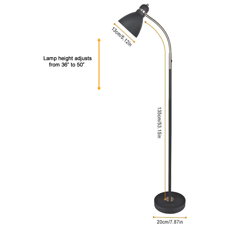 paniek middag mengsel Indoor LED Grow Light Floor Lamp with Adjustable Height for Home Living Room