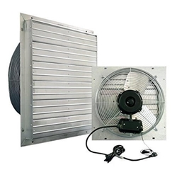  Multi Speed Exhaust Fans  fan, cooling, greenhouse, multiple, speed, shop, exhaust, ventilation,  garage, shutter, louvered