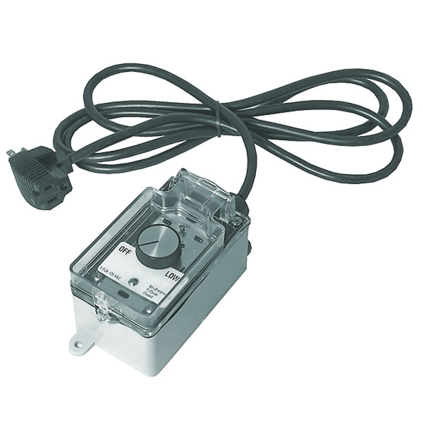Portable Plug In Fan Speed Control (5 amp) fan, speed control, portable, plug, in, cord, exhaust, circulation, greenhouse, garage, shop, amp