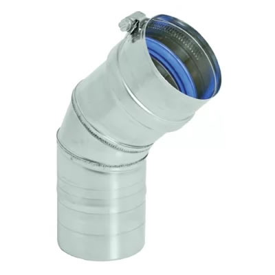 Stainless Steel Category 3 Vent 45 Degree Elbow - VD4660130