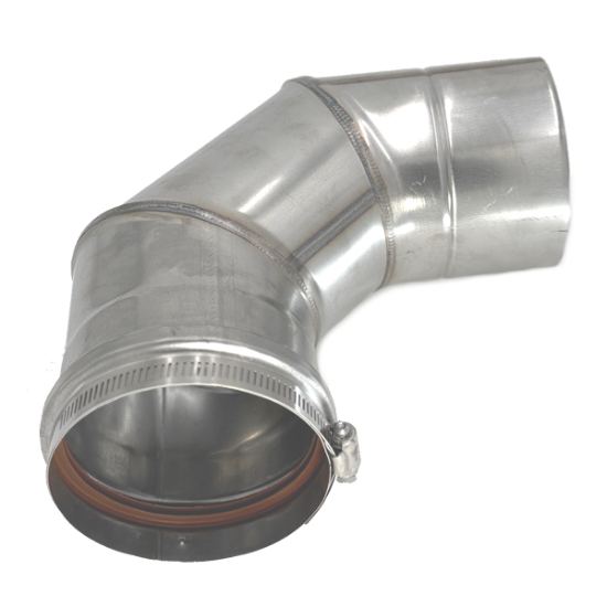Stainless Steel Category 3 Vent 90 Degree Elbow - VC4660135