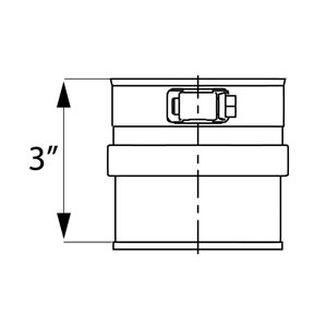 Stainless Steel Category 3 Vent Tee Condensate Cap - VA4650116