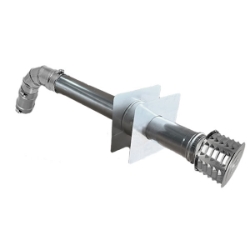 Sterling TF / XF Category 3 Horizontal Vent Kit sterling, tf, xt, beacon, morris, vent, kit, category, horizontal, stainless, steel, flue, exhaust, cat, III, dayton