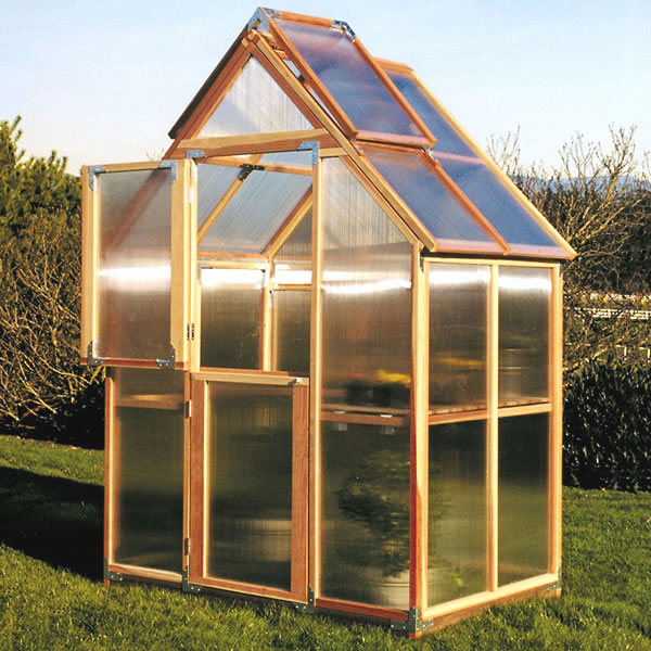 Sunshine Wood & Polycarbonate Hobby Greenhouse Kits for sale from ACF ...