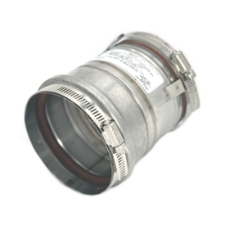 Universal 4" SS Category 3 Heater Vent Adapter vent, flue, duct, pipe, furnace, exhaust, gas, modine, sterling, heater, category, adapter