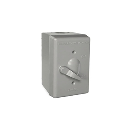 Waterproof Wall Switch Kit electrical, greenhouse, kit, outlet, box, water, proof, wet, location, weather, tight, switch, on, off, cover