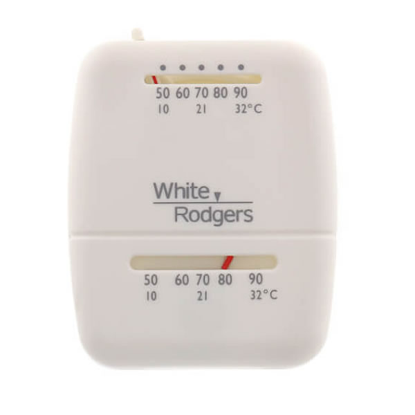 White Rodgers Low Voltage Heating Thermostat heater, thermostat, low, voltage, 24, millivolt, gas, Lux, mechanical, control, modine, sterling, williams