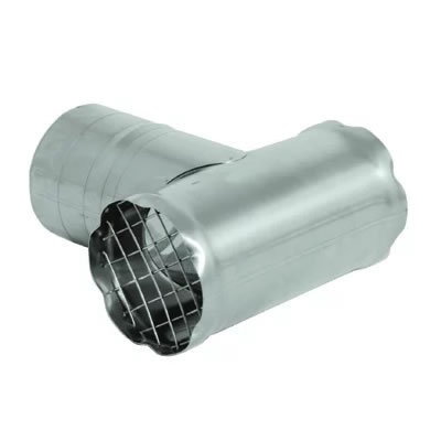 Stainless Steel Category 3 Vent Screened Termination Tee - VM4660155