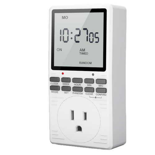 Weekly digital programmable thermostat for greenhouse