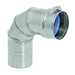 Stainless Steel Category 3 Vent 90 Degree Elbow - VC 
