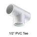 1/2" Threaded PVC Tee (5 pack) - 5022350F