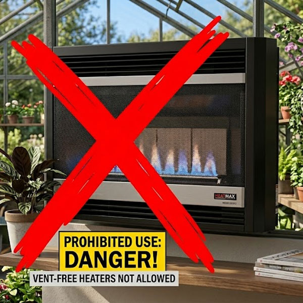 The Problem with using Unvented Gas Heaters in a Greenhouse